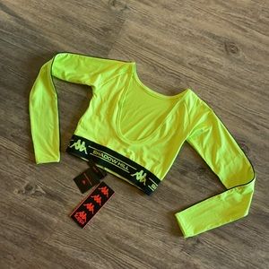 NWT Kappa x Shadow Hill Serum Crop Top - Size S